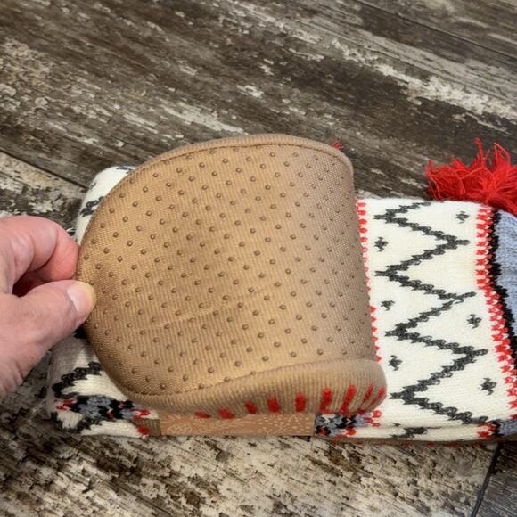 Muk Luks Slipper Socks Womens S/M 5-7 Knit Slip Resistant Warm Lined Cozy NWT - Picture 5 of 6